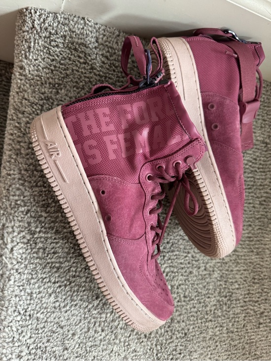 Nike Air Force Shoes - Women's Suede High-Tops SF AF 1